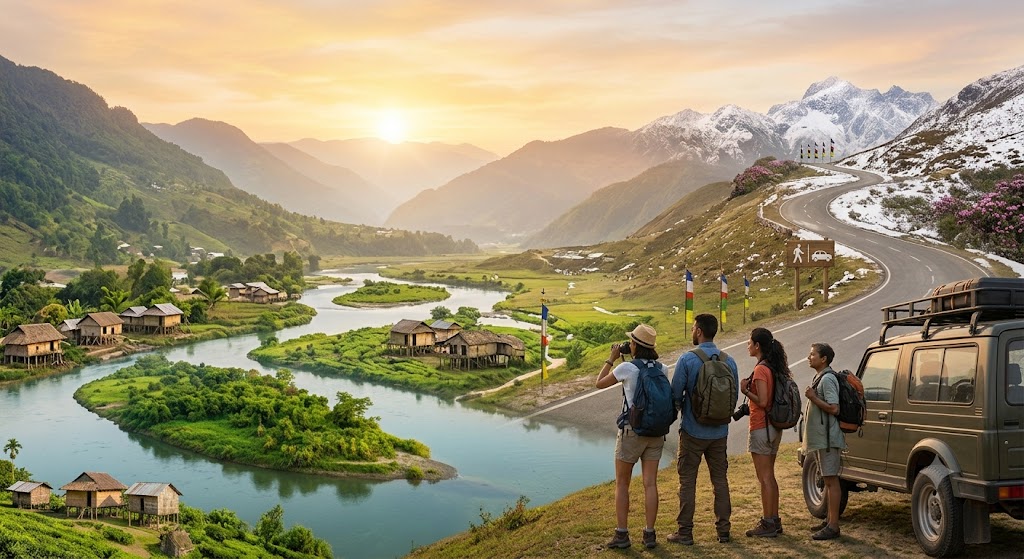 Pritam Car offering customized tour packages and self drive car rental services for exploring Northeast India destinations