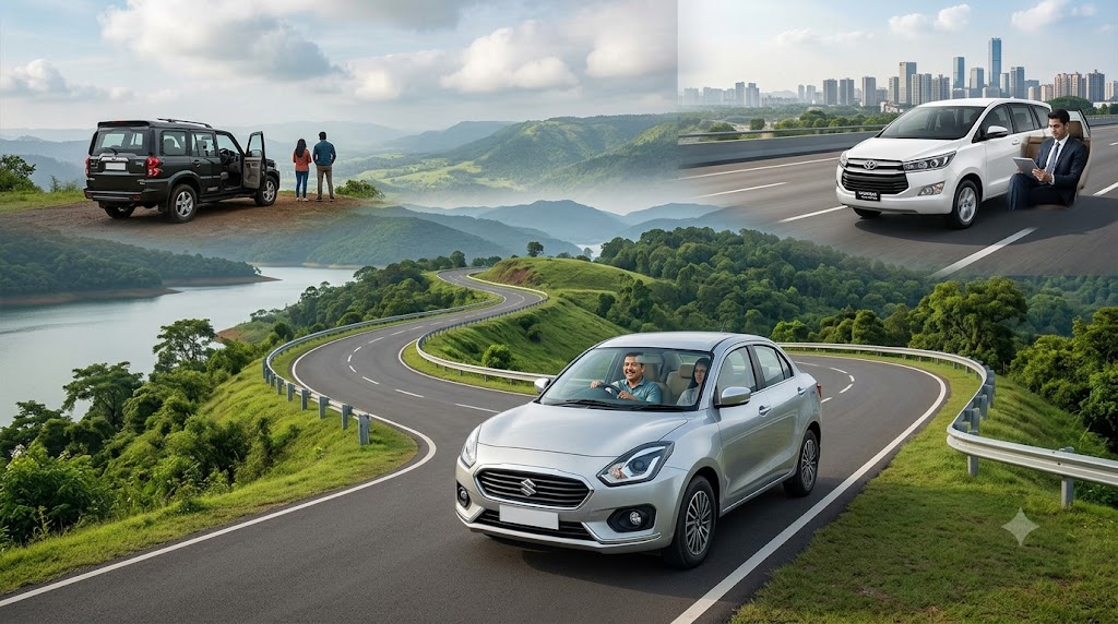 Pritam Car Rental best self drive car rental service provider offering comfortable cars for weekend trips and business travel